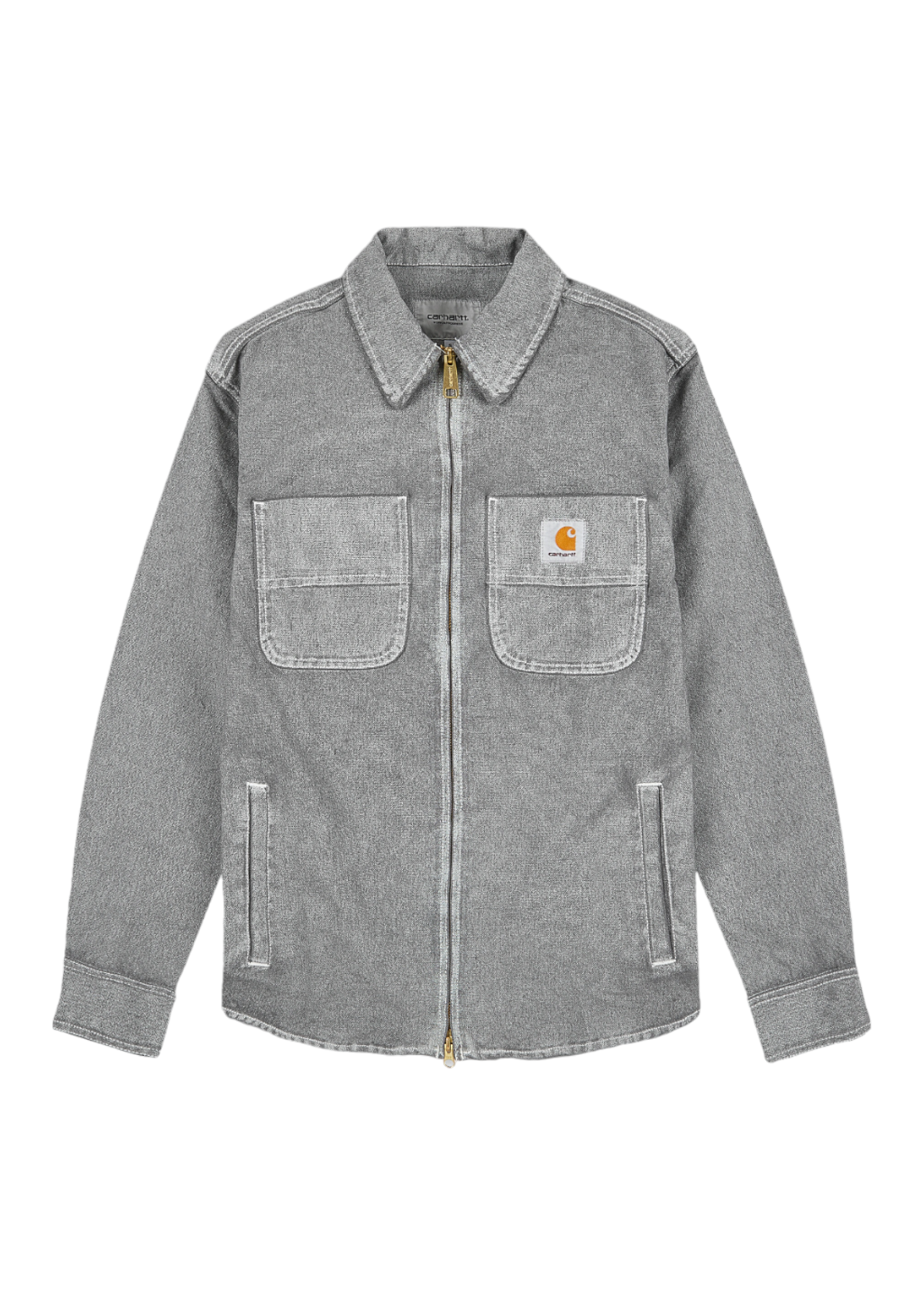 Carhartt WIP - Garen Shirt Jacket - Wax/Blacksmith Stone Washed - Hardpressed Print Studio Inc.
