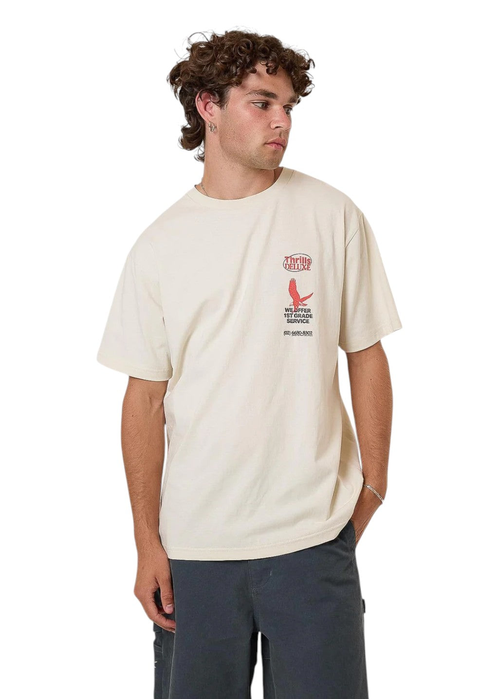 THRILLS - 1st Grade Service Merch Fit Tee - Heritage White