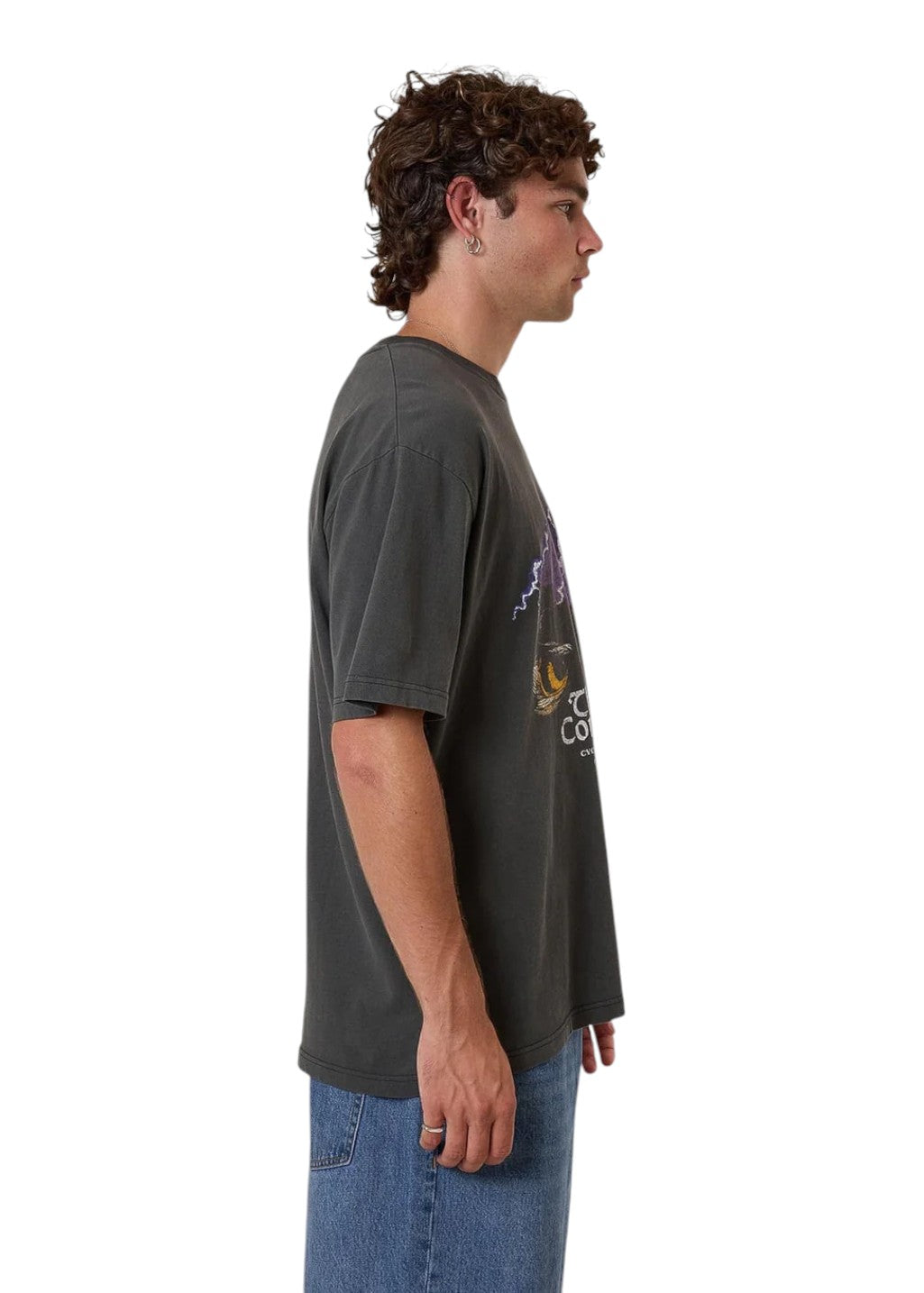 THRILLS - Flight Risk Oversize Fit Tee - Merch Black