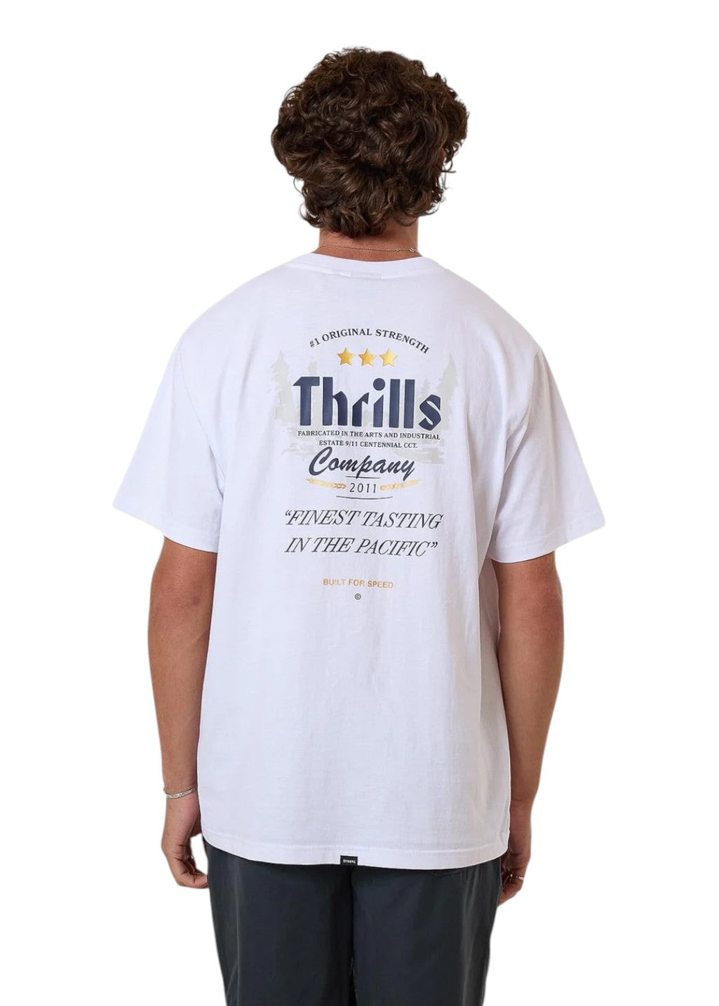 THRILLS - OG Strength Merch Fit Tee - White - Hardpressed Print Studio Inc.
