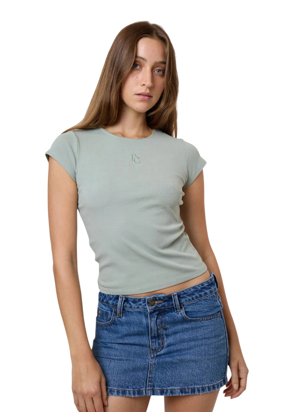 THRILLS - Priority Club Tee - Dirty Sage