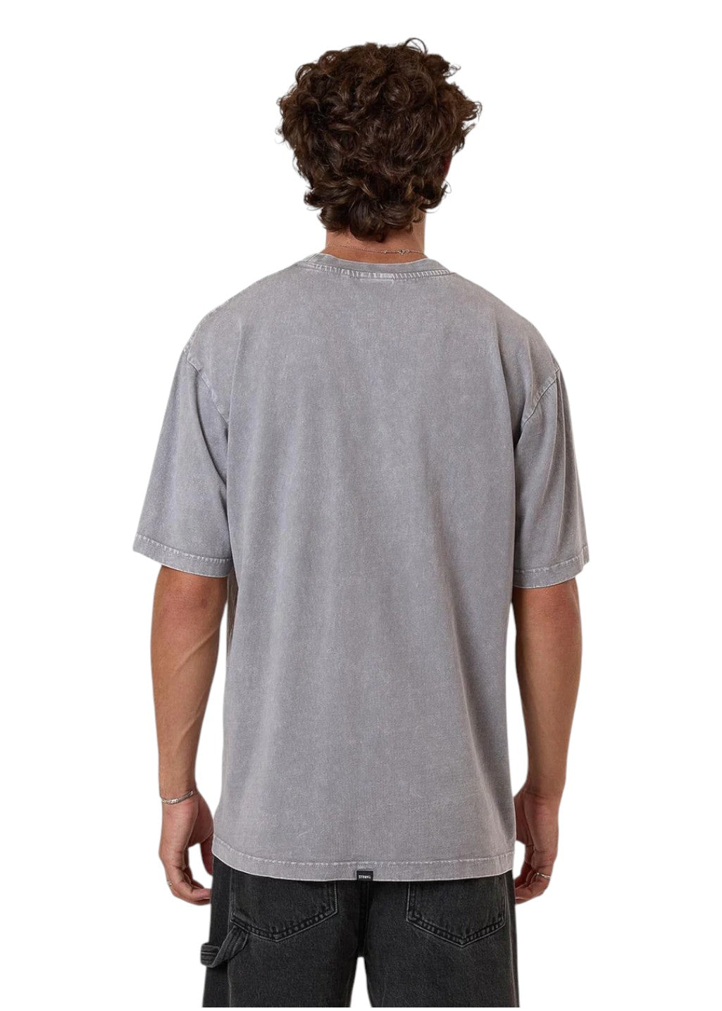 THRILLS - Thrills Union Oversize Pocket Tee - Marble Grey