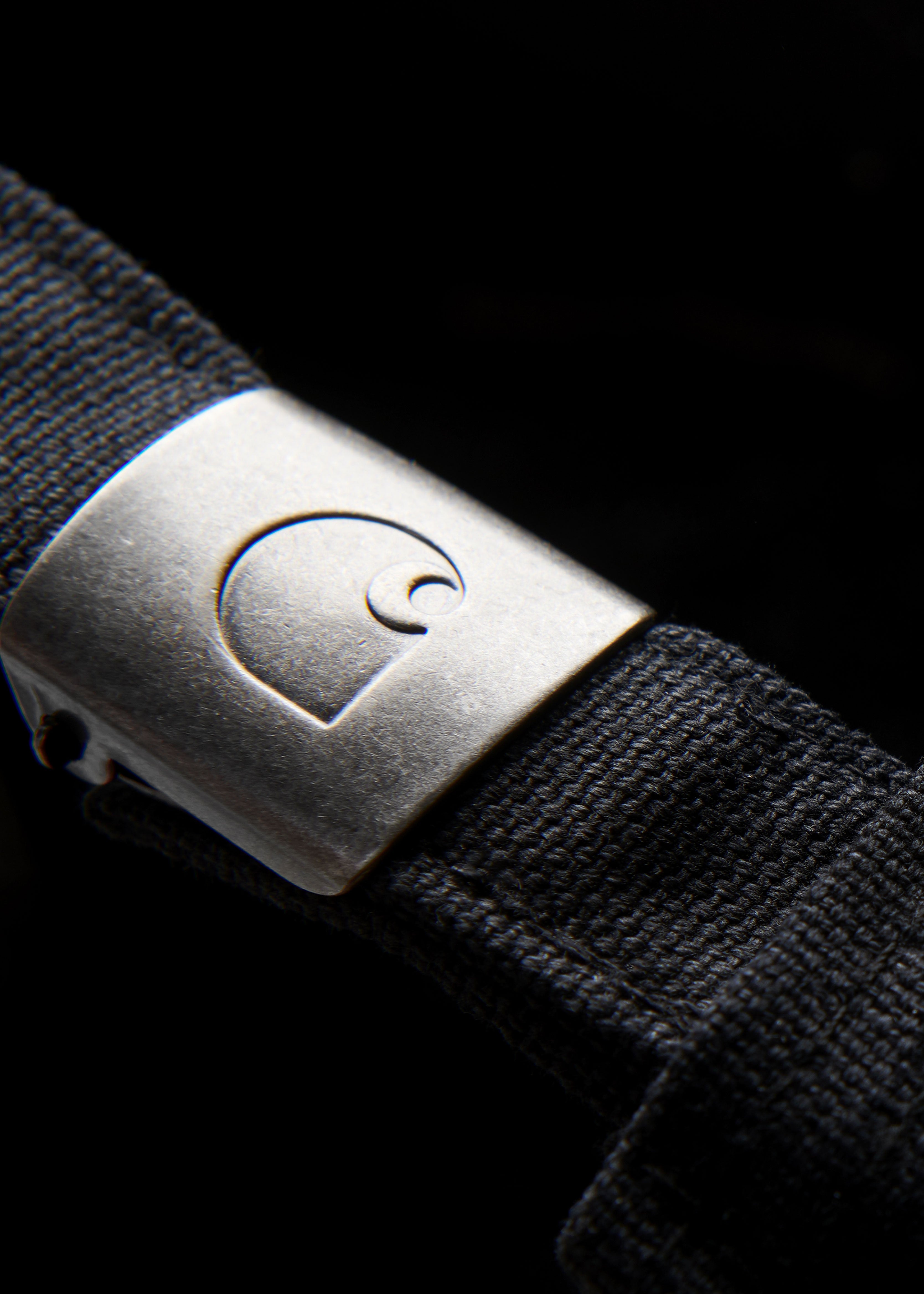 Carhartt WIP - Canvas Script Cap - Black/White - Hardpressed Print Studio