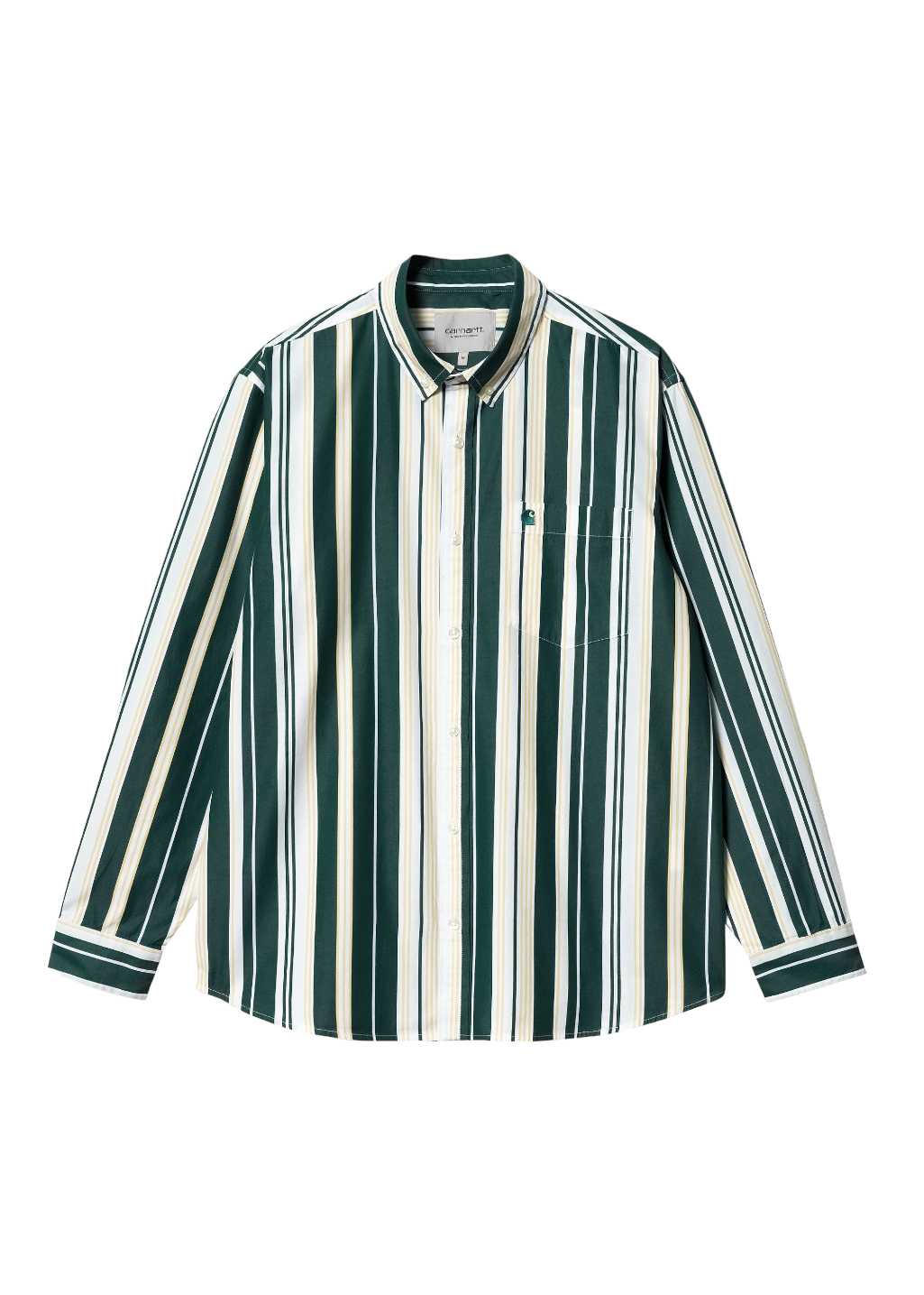 Carhartt WIP - L/S Romero Shirt - Citron/Botanic - Hardpressed Print Studio Inc.