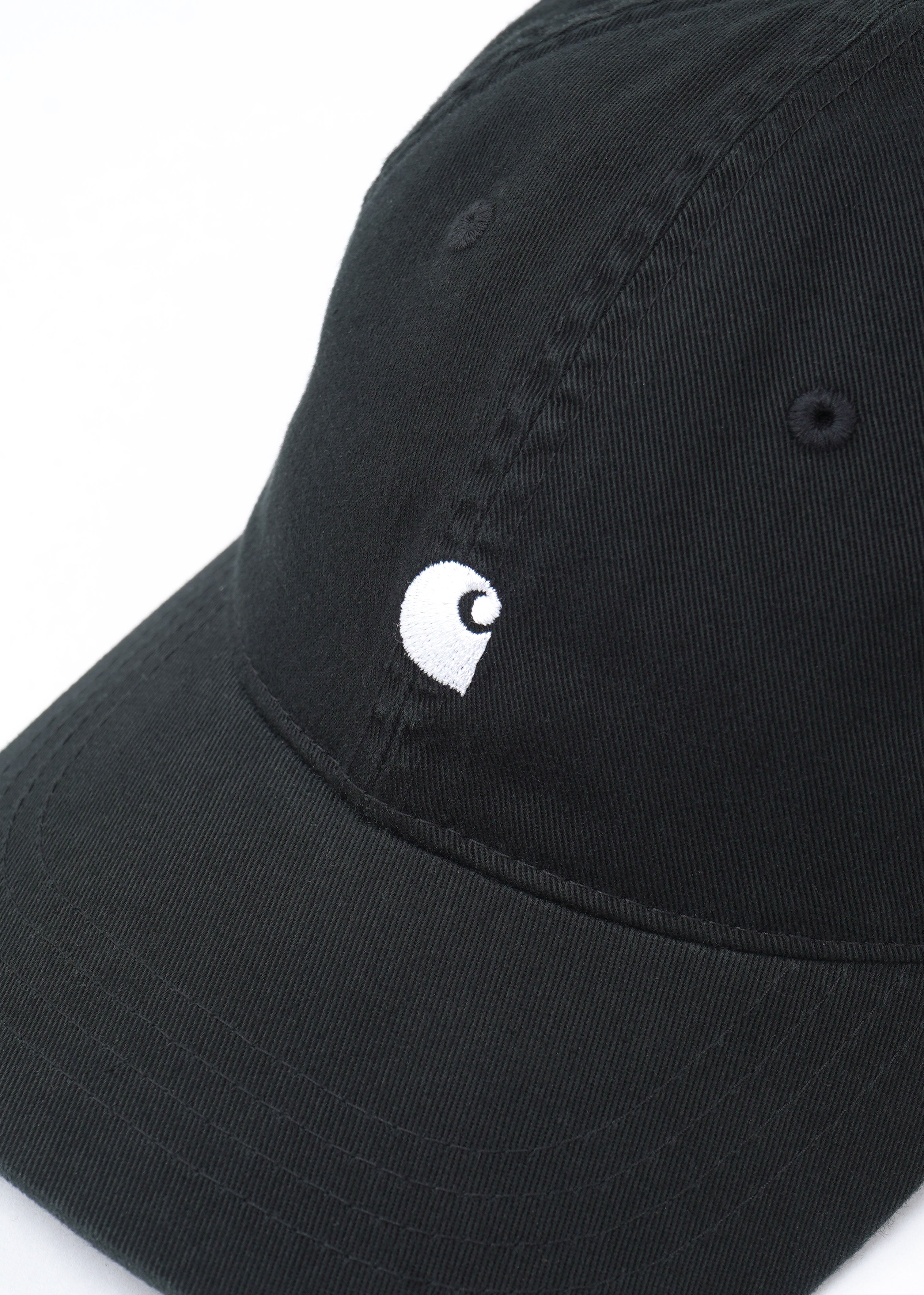 Carhartt WIP - Madison Logo Cap - Black/White - Hardpressed Print Studio