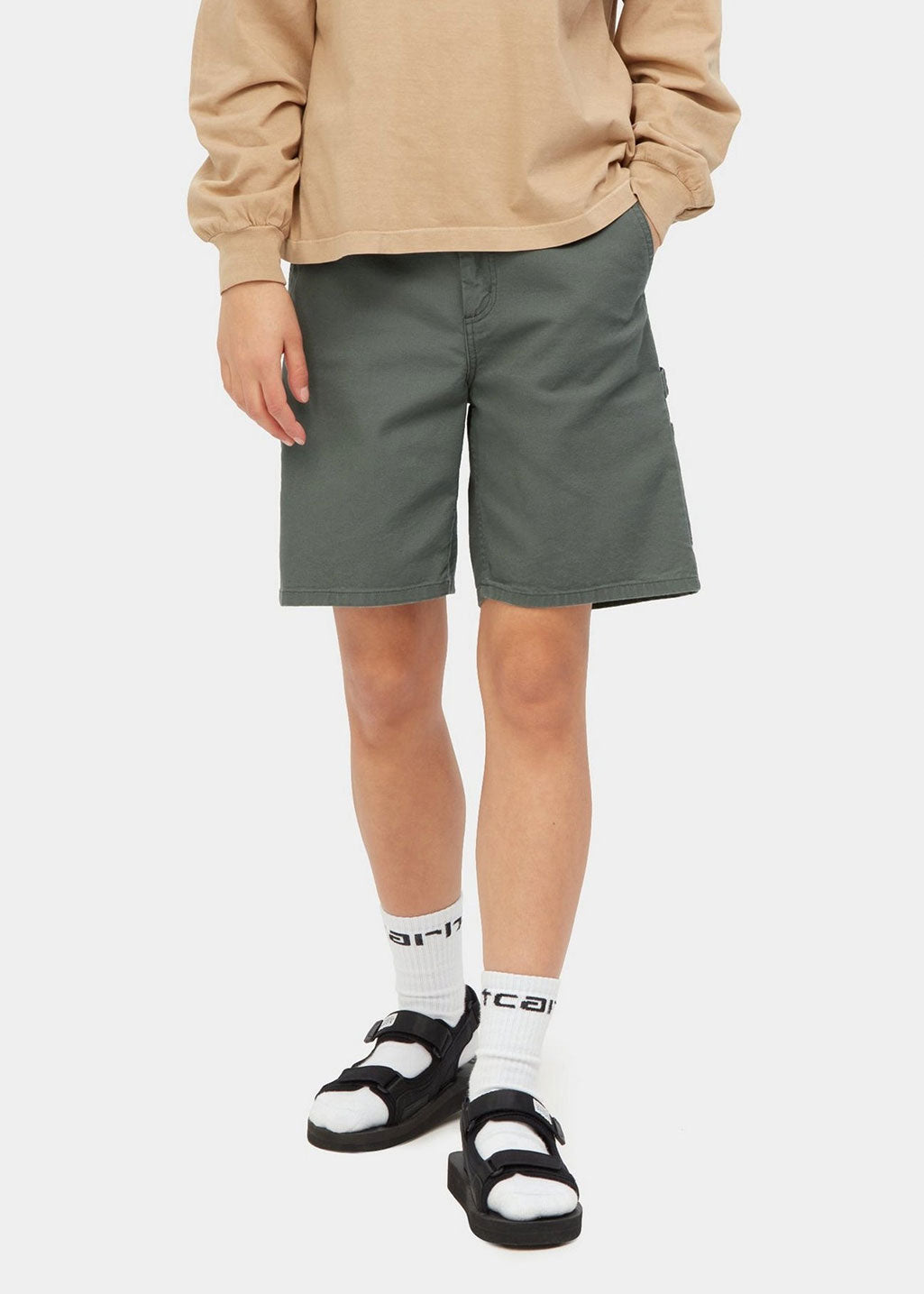 Carhartt WIP - W' Pierce Short - Thyme Rinsed - Hardpressed Print Studio Inc.