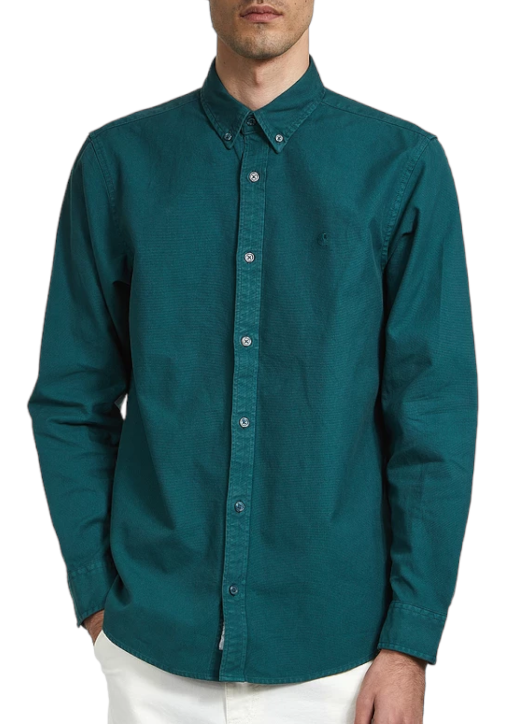 Carhartt WIP - L/S Bolton Shirt - Botanic Garment Dyed - Hardpressed Print Studio Inc.