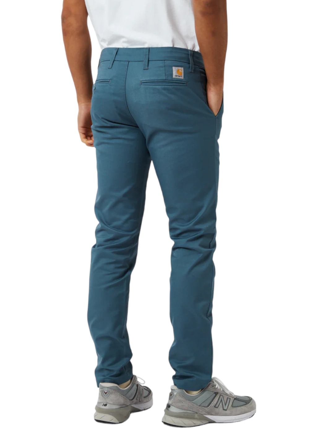 Carhartt WIP - Sid Pant - Storm Blue Rinsed - Hardpressed Print Studio Inc.