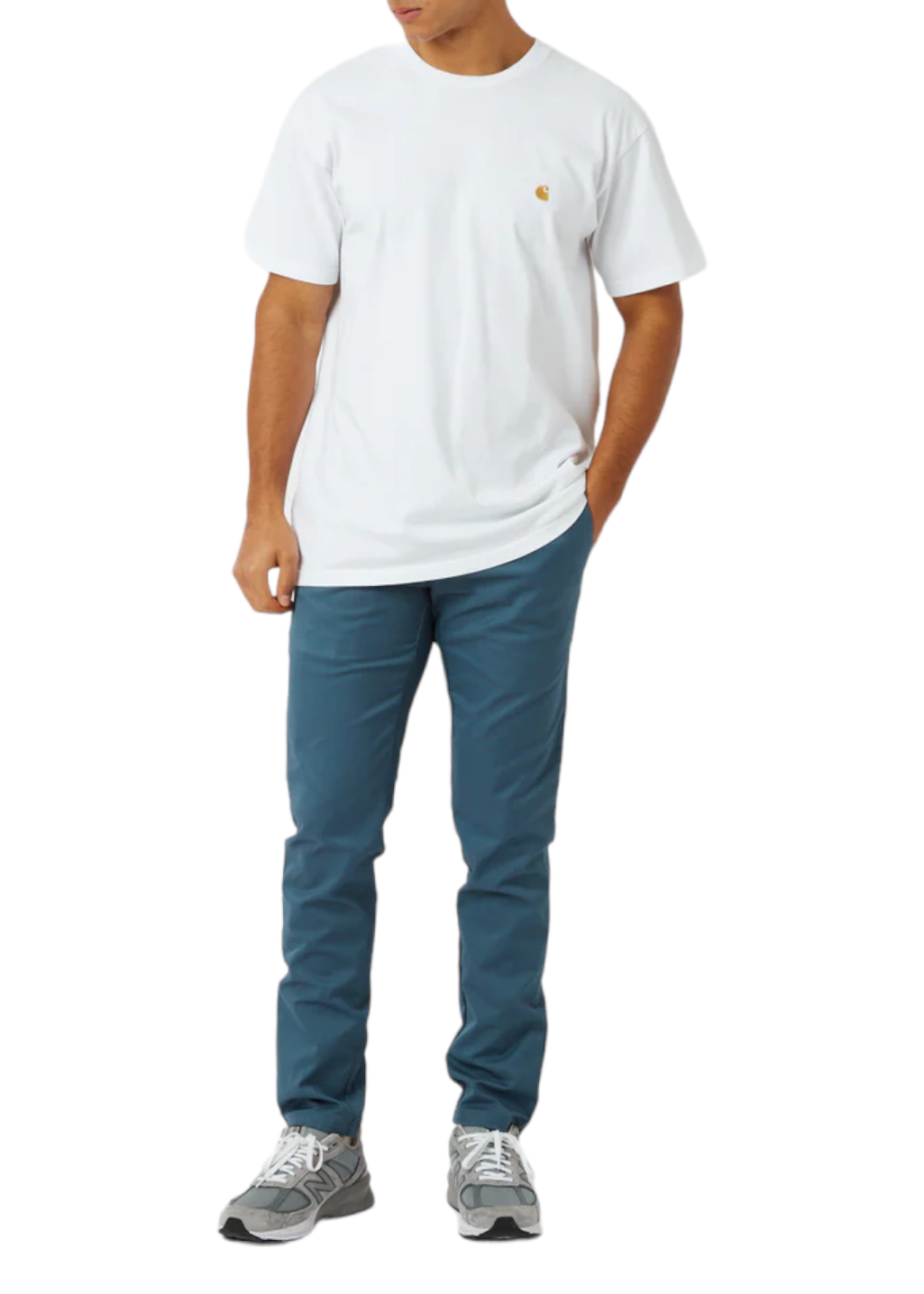 Carhartt WIP - Sid Pant - Storm Blue Rinsed - Hardpressed Print Studio Inc.