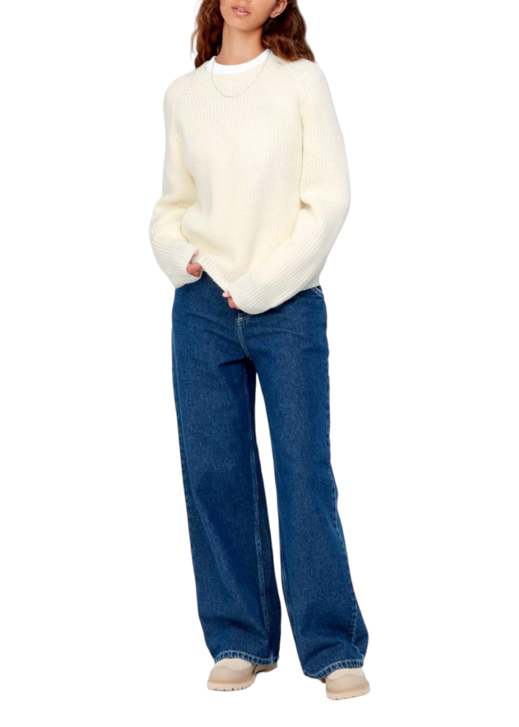 Carhartt WIP - W' Emma Sweater - Wax - Hardpressed Print Studio Inc.