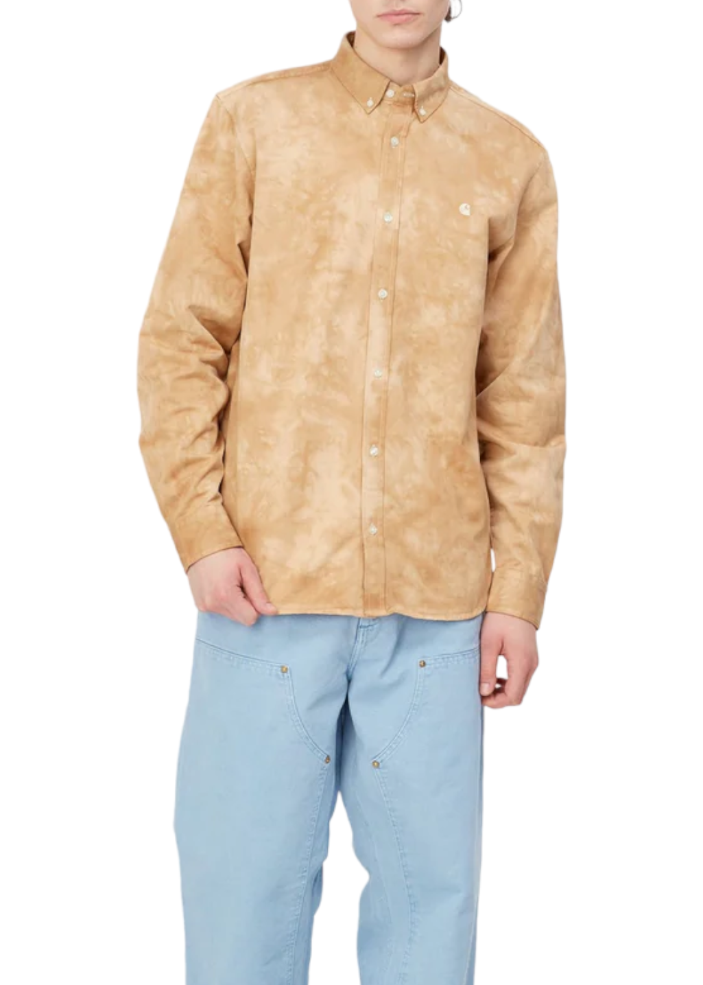 Carhartt WIP - L/S Madison Chromo Shirt - Dusty H Brown/Natural - Hardpressed Print Studio Inc.