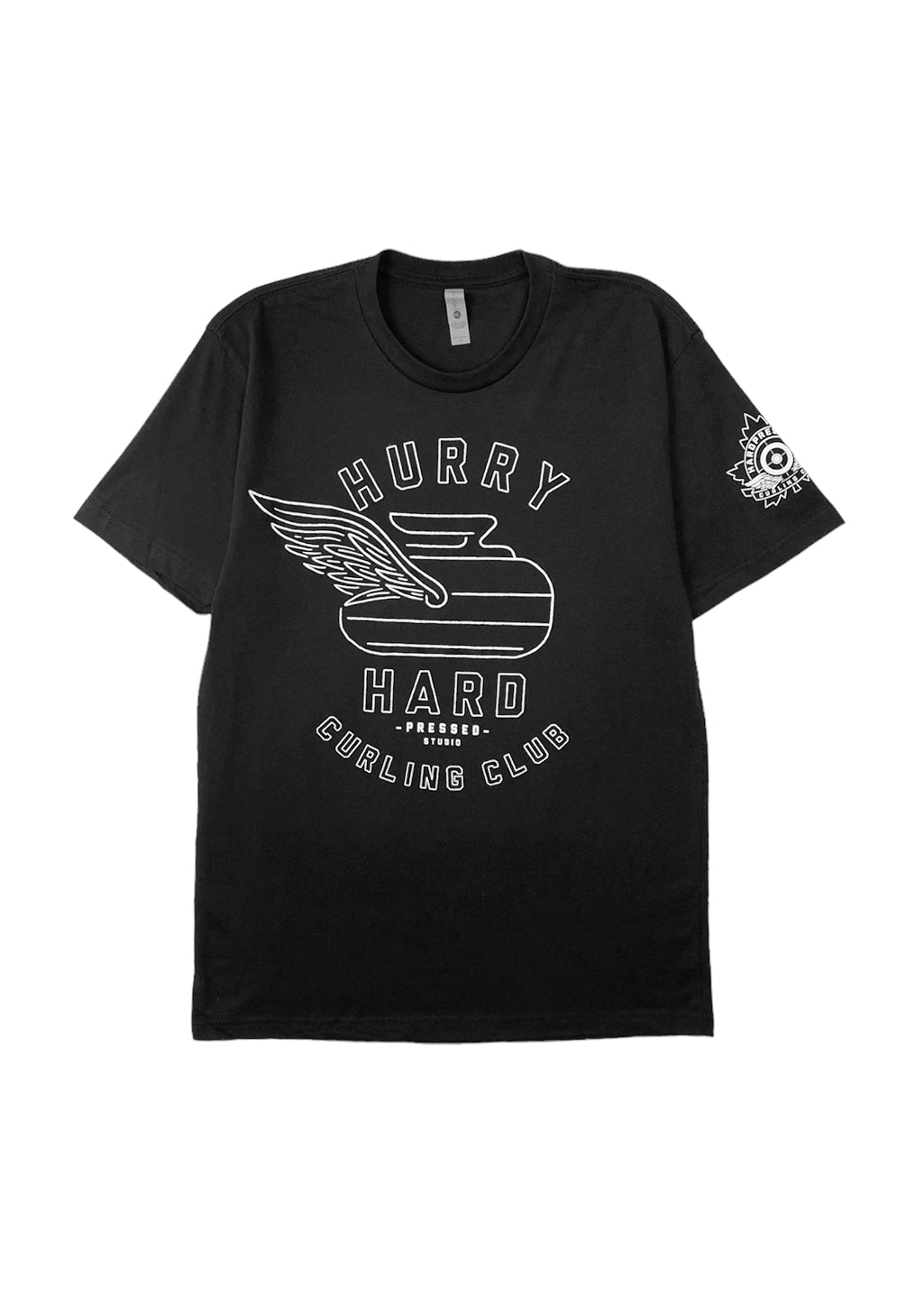 Hurry Hard Tee | Black | Unisex - Hardpressed Print Studio Inc.