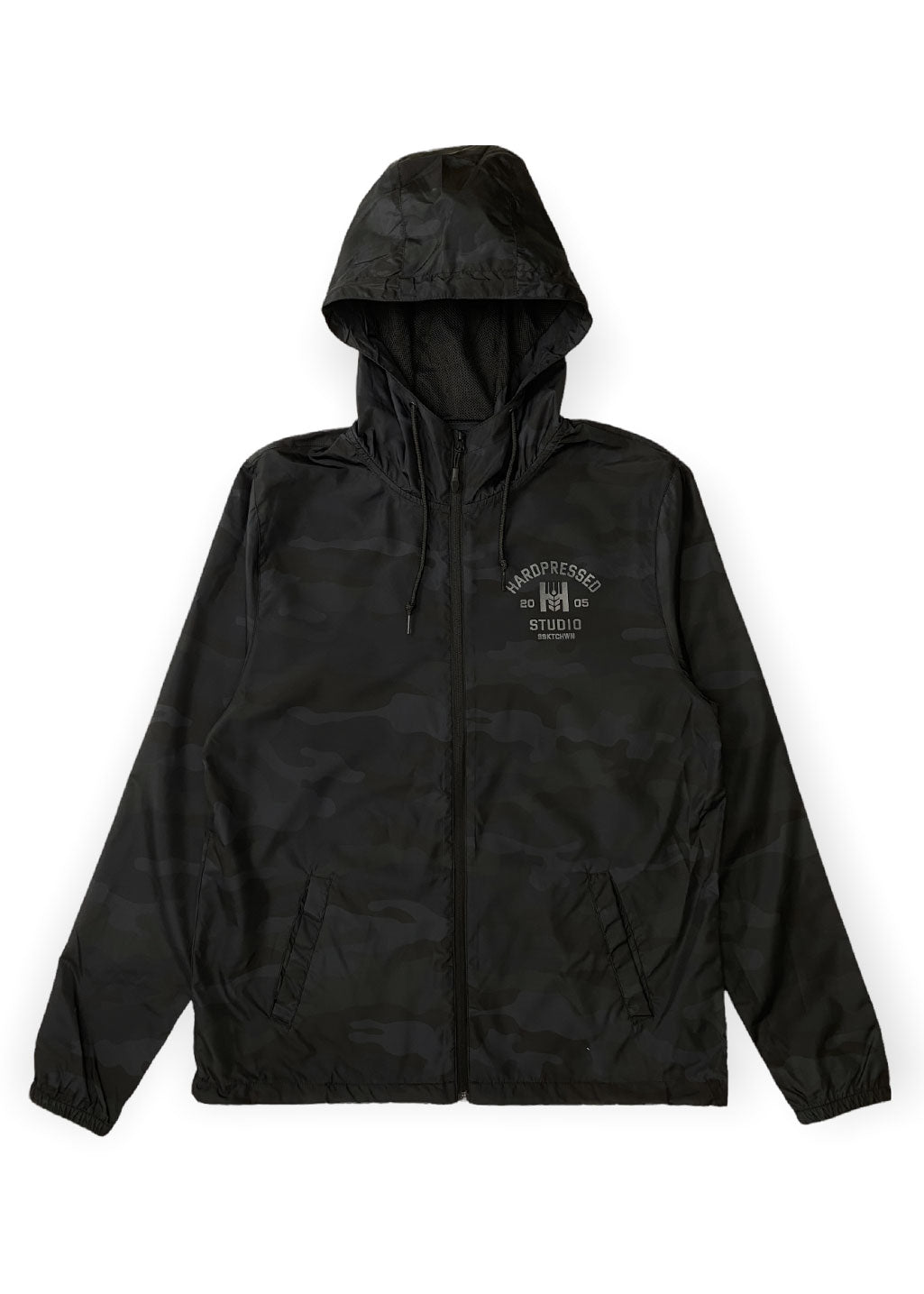 Phys. Ed Windbreaker | Stealth Camo | Unisex - Hardpressed Print Studio Inc.