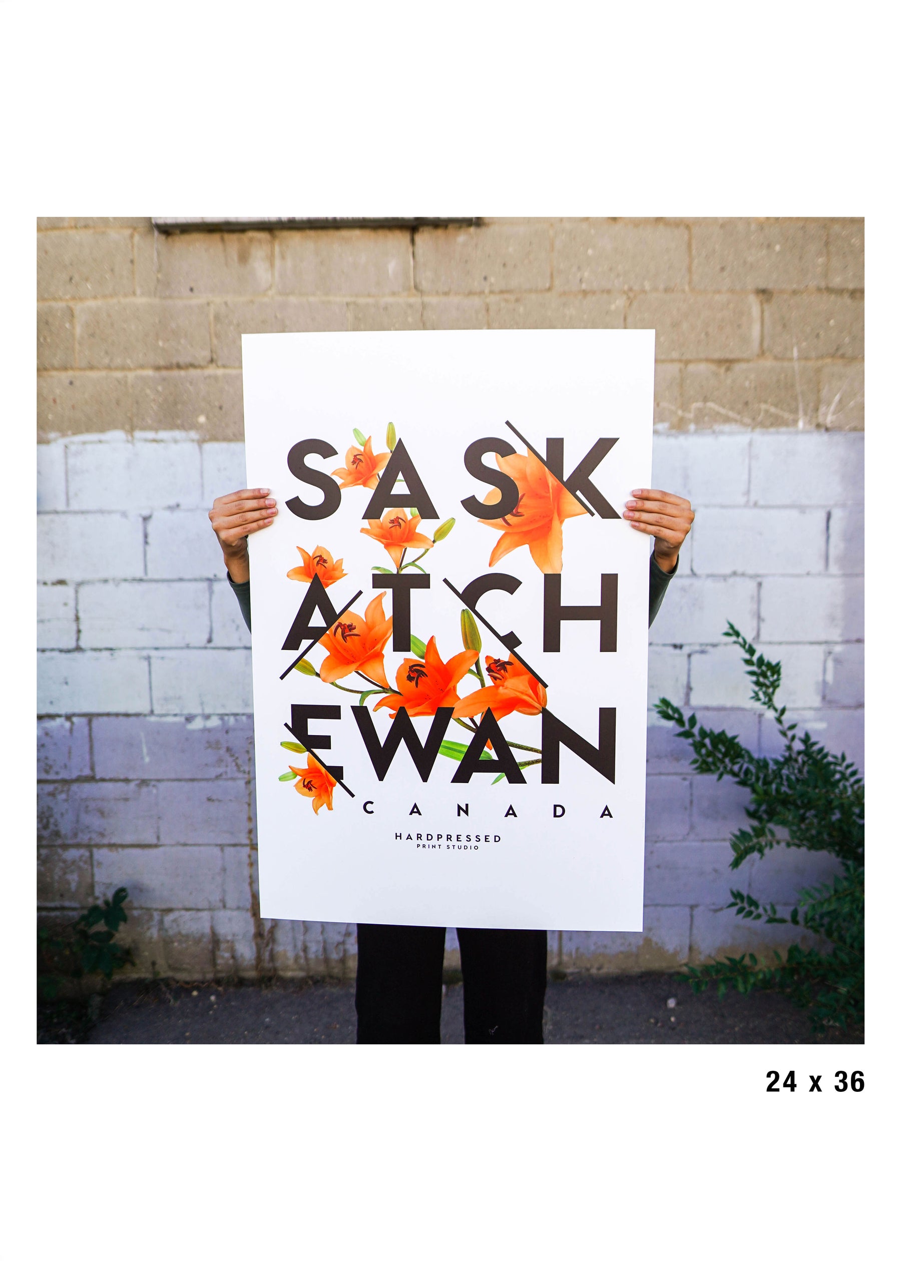 Slash Lily Poster - Hardpressed Print Studio