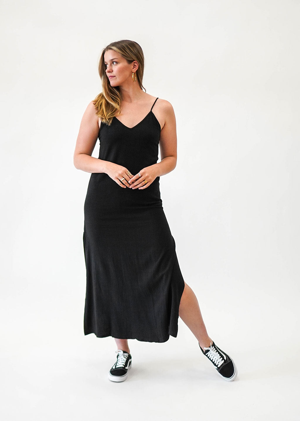 Jackson Rowe - Frolic Dress - Black - Hardpressed Print Studio