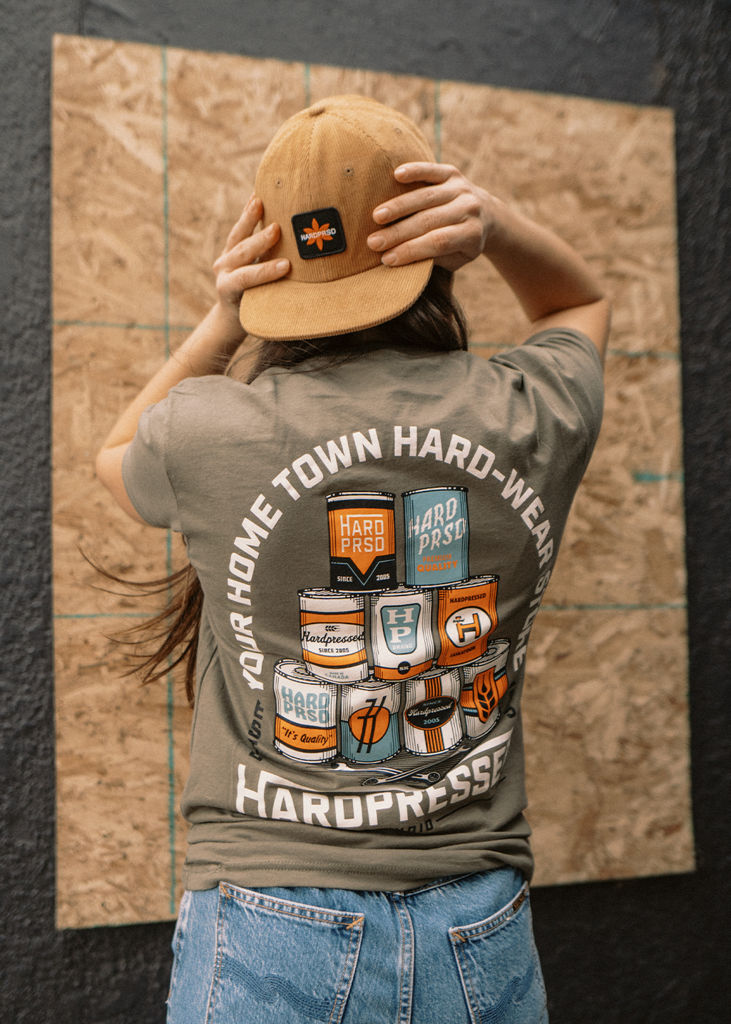 Hard-Wear Store Tee | Coverall Green | Unisex - Hardpressed Print Studio Inc.
