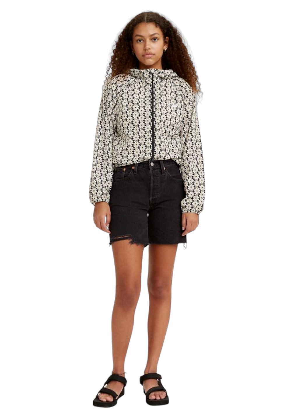Levi's - 501® Mid Thigh Short - Lunar Black - Hardpressed Print Studio Inc.