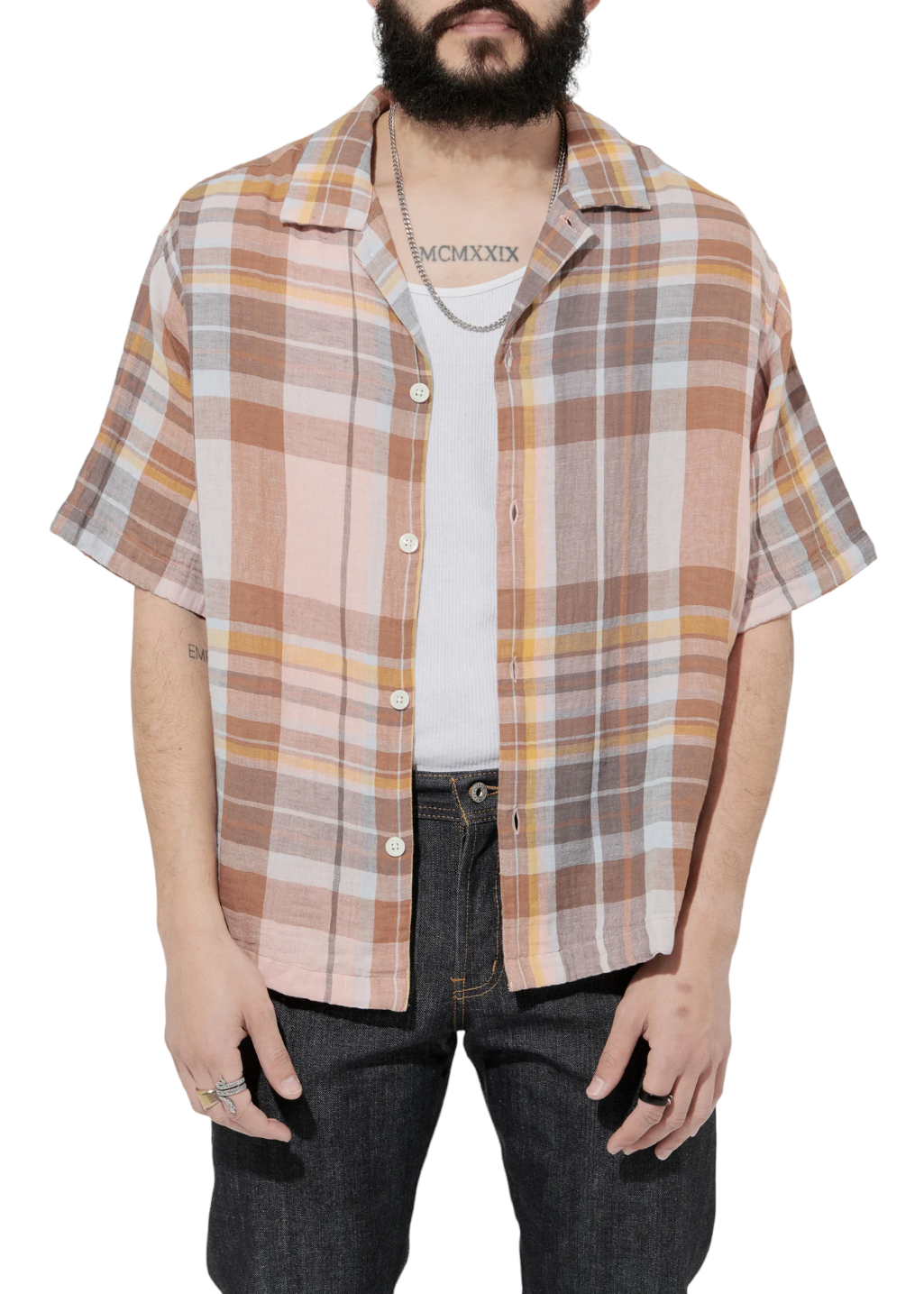 Levi's - S/S Slouchy Shirt - Goliath Plaid Buffalo - Hardpressed Print Studio Inc.
