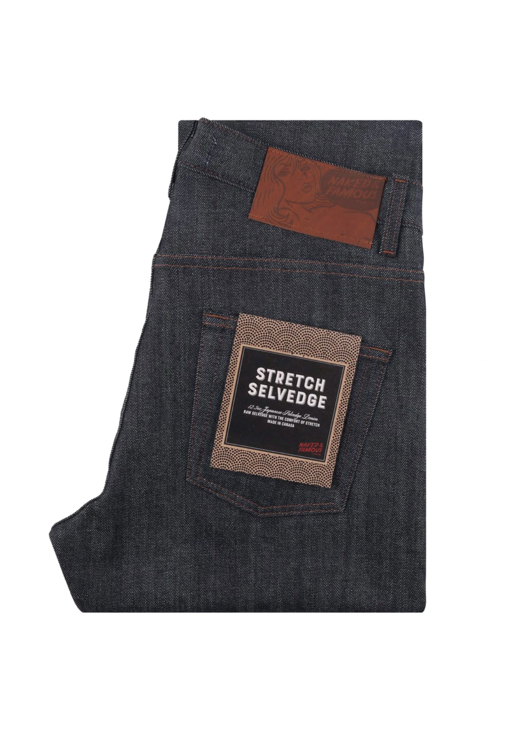 Naked & Famous Denim - Easy Guy 12.5oz Stretch Selvedge - Hardpressed Print Studio