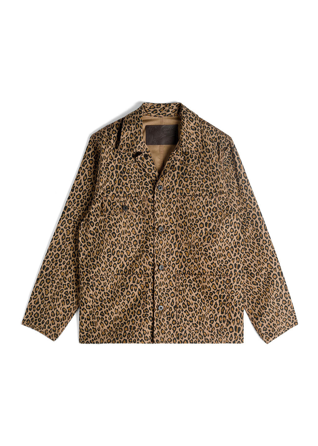 Naked & Famous Denim - Chore Coat - Leopard Print - Hardpressed Print Studio
