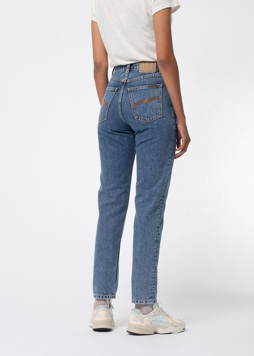 Nudie Jeans Co. - Breezy Britt - Friendly Blue - Hardpressed Print Studio Inc.