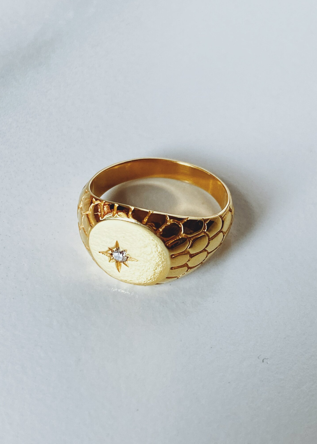ONEIRO Designs - Serpent Signet Ring - Hardpressed Print Studio Inc.