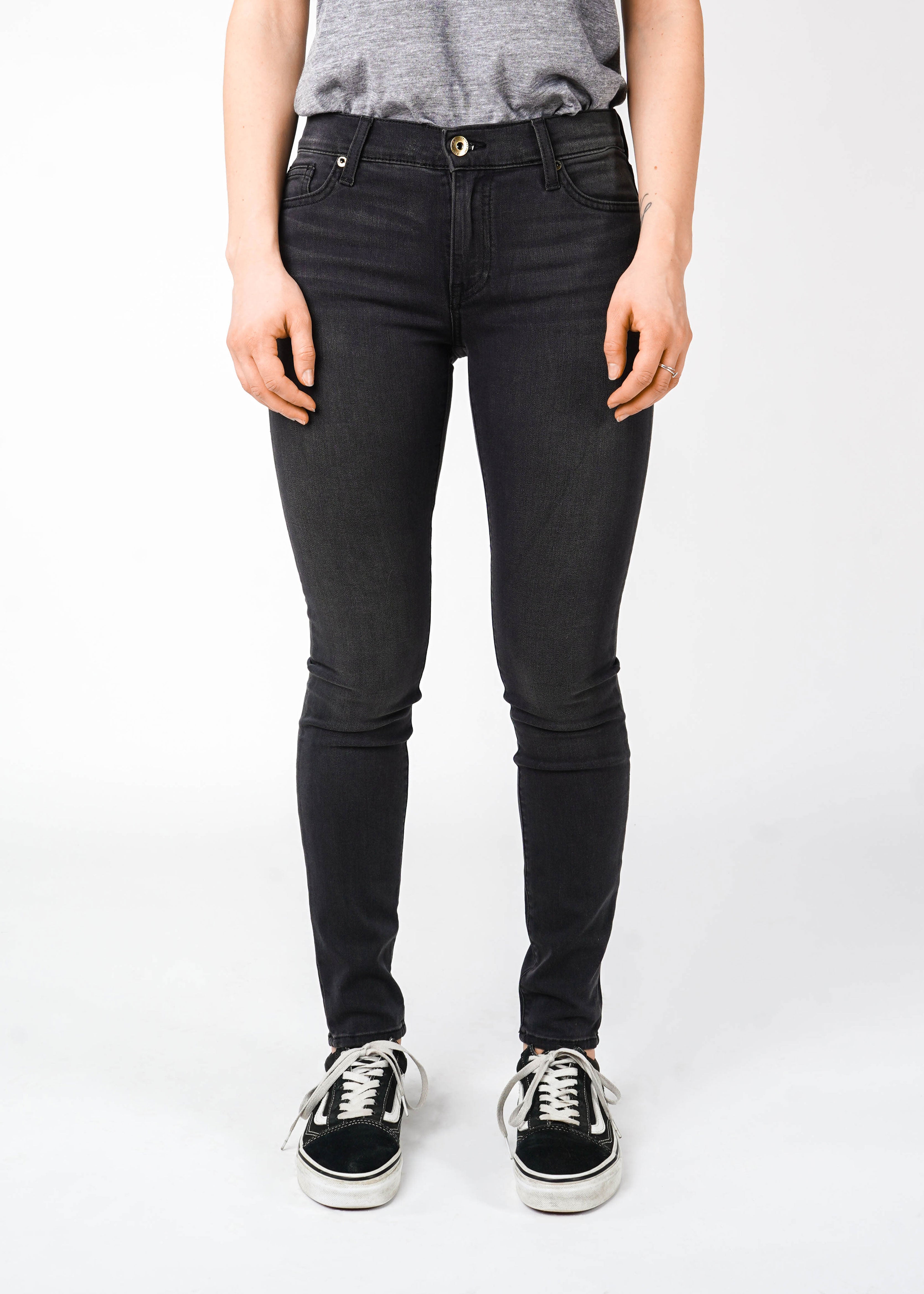 Pistola - Gia - Mid Rise Super Skinny - Noir - Hardpressed Print Studio