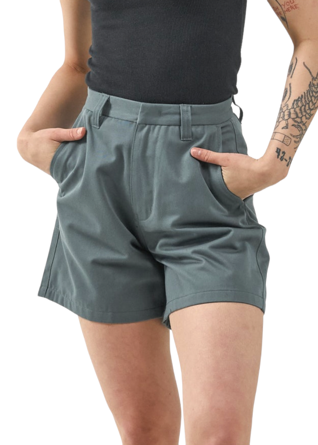 THRILLS - Koko Chino Short - Scrubs Green - Hardpressed Print Studio Inc.