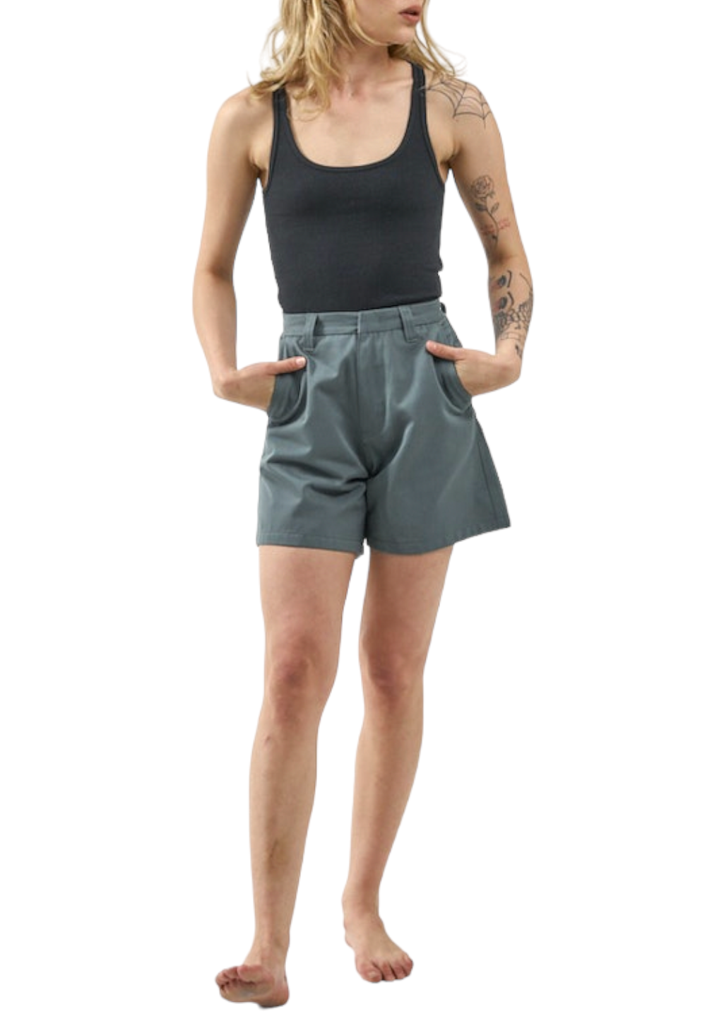 THRILLS - Koko Chino Short - Scrubs Green - Hardpressed Print Studio Inc.