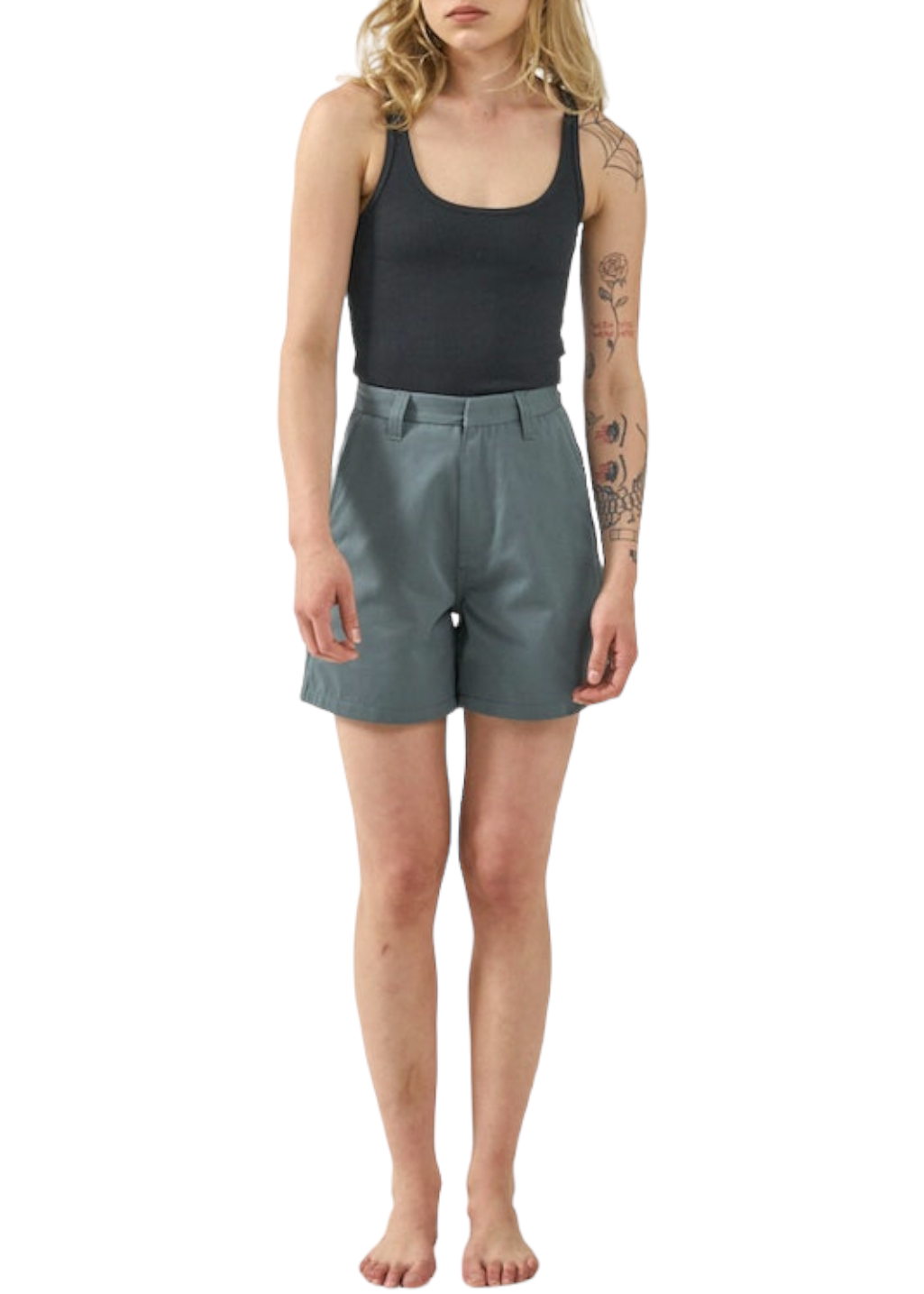 THRILLS - Koko Chino Short - Scrubs Green - Hardpressed Print Studio Inc.