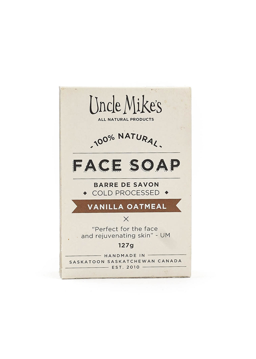Uncle Mike's - Vanilla Oatmeal Face Bar - Hardpressed Print Studio