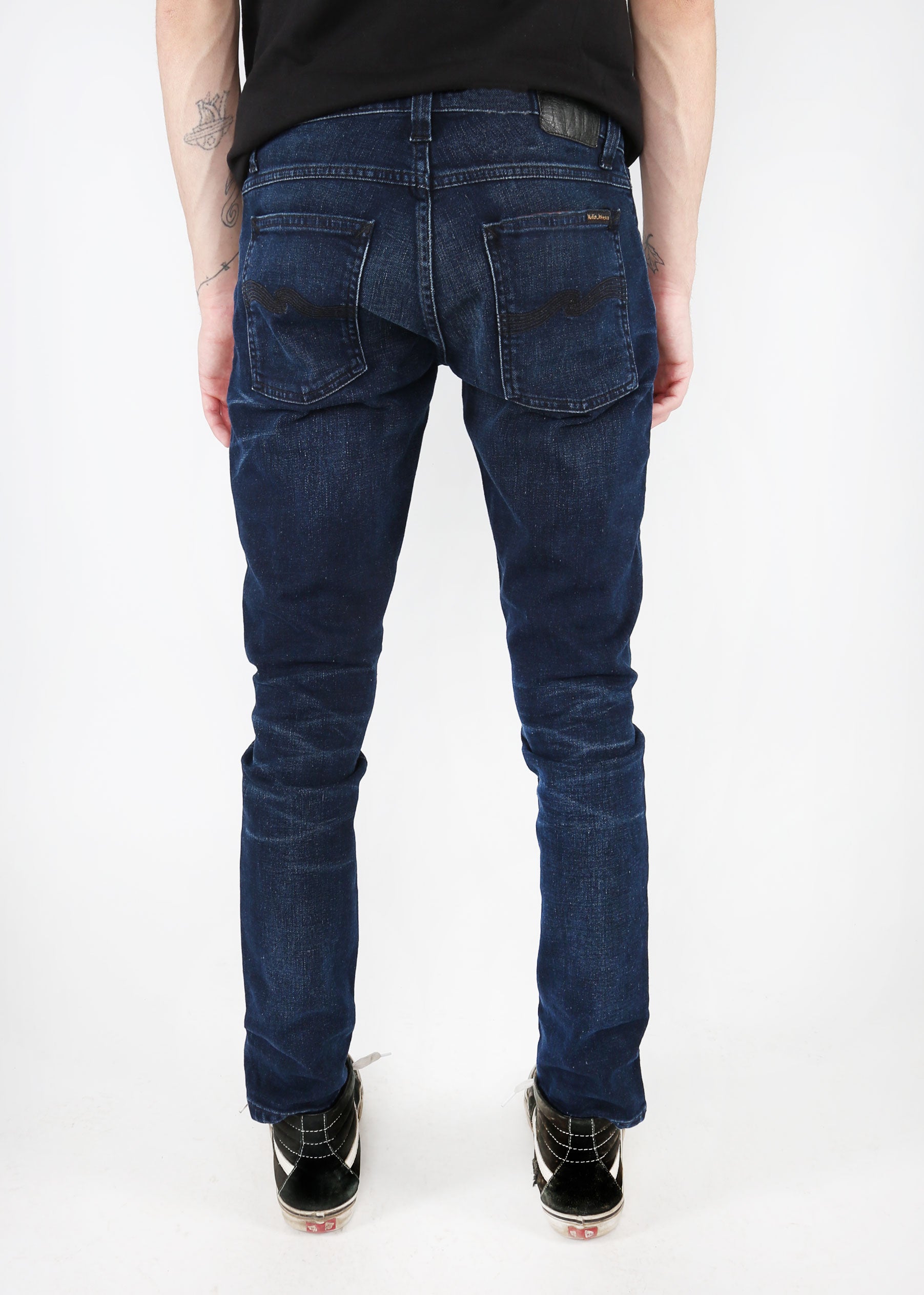 Nudie Jeans Co. - Tight Terry - Worn Indigo - Hardpressed Print Studio
