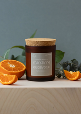 UpSimply - Soy Candle - Mandarin & Eucalyptus - Hardpressed Print Studio Inc.