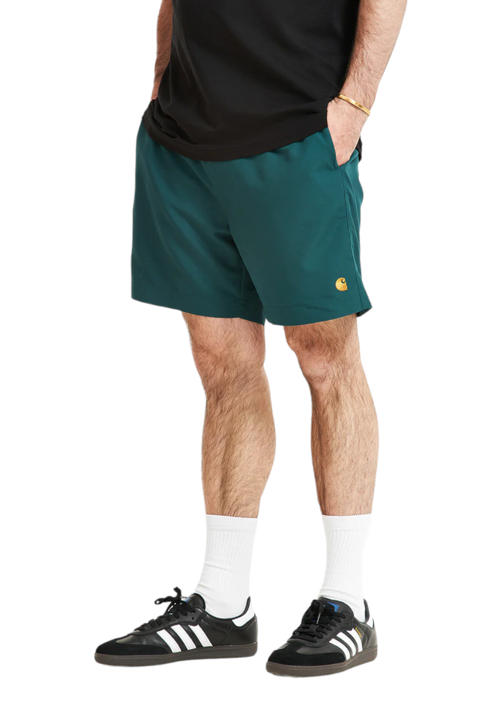 Carhartt WIP Chase Swim Trunks Chervil Gold 2XL Men