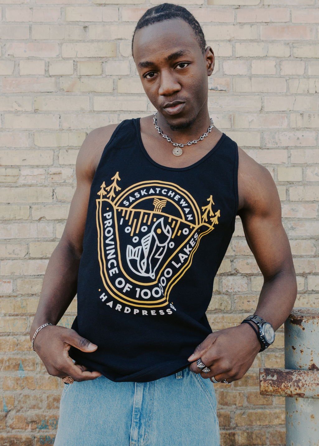 XS, M & L | 100K Lakes Tank | Black | Unisex