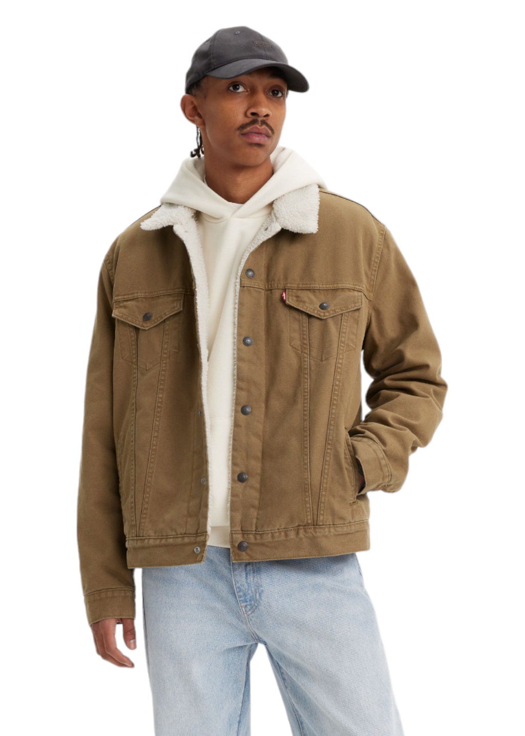 Levis brown denim jacket shop