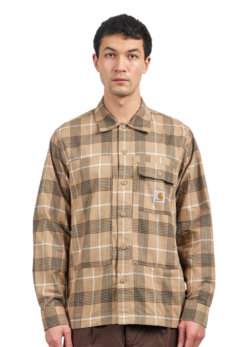 Carhartt WIP - L/S Hadley Shirt - Leather - Hardpressed Print Studio Inc.