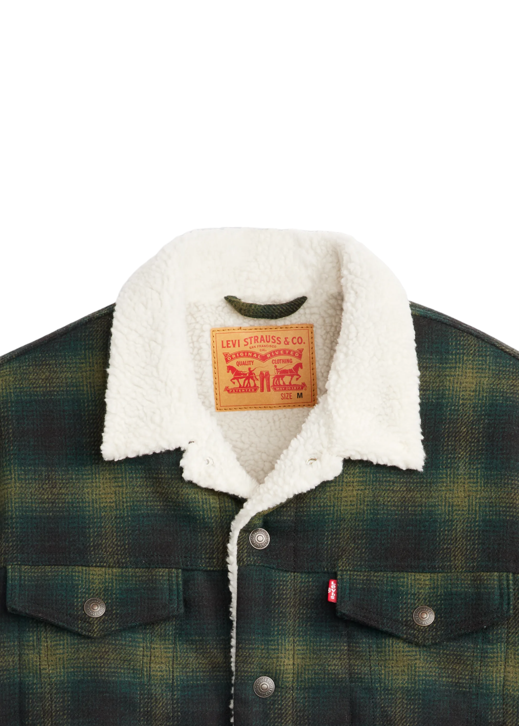 Levi's - Relaxed Fit Plaid - Scottie Plaid Scarab - Hardpressed Print Studio Inc.