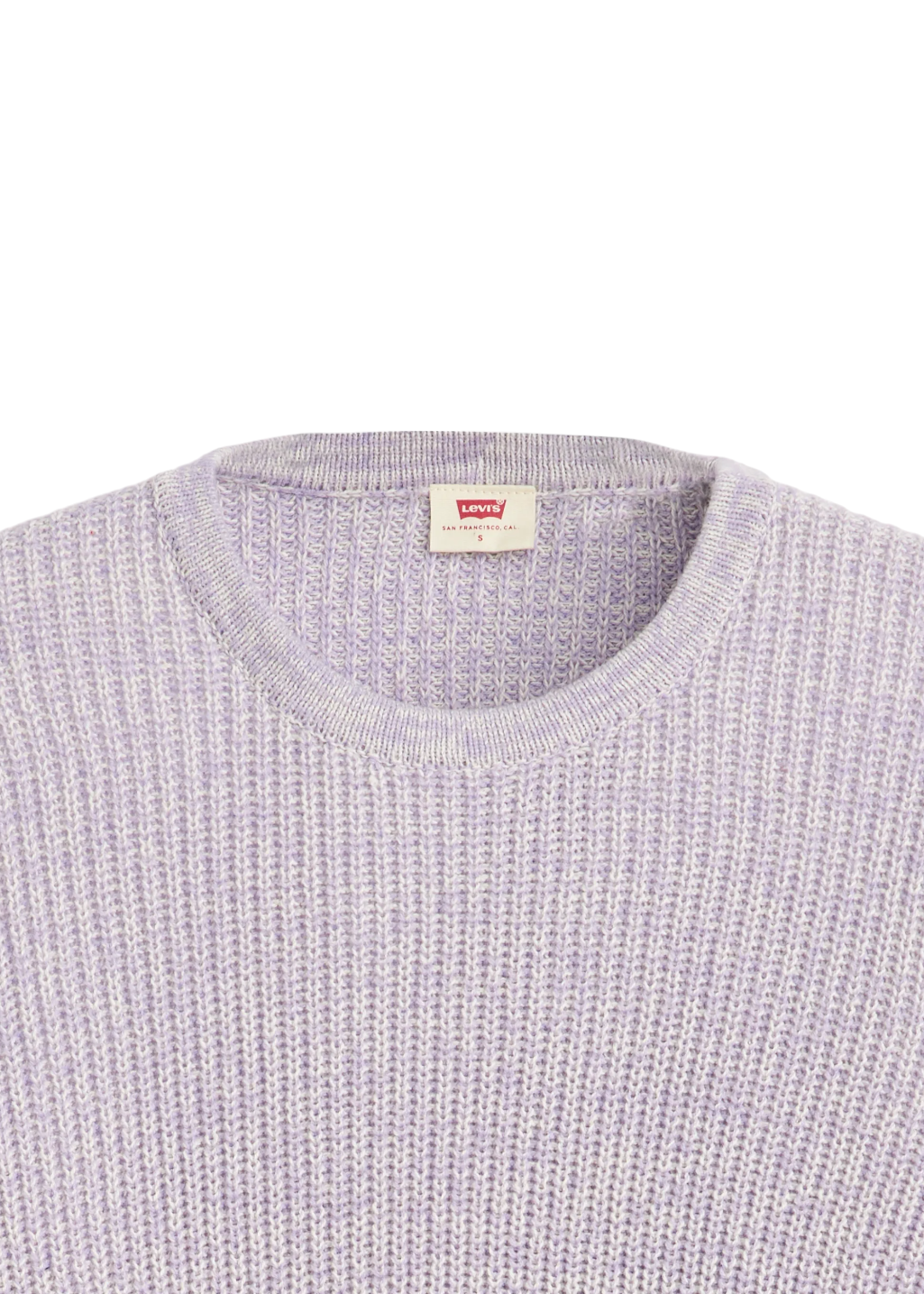 Levi's - Snowflake Pullover - Marled Heirloom Lilac & Sunny Cream - Hardpressed Print Studio Inc.