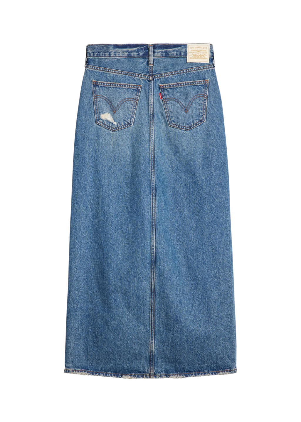 Levi's - Ankle Column Skirt - Low Fi Prep Skirt Transitional - Hardpressed Print Studio Inc.