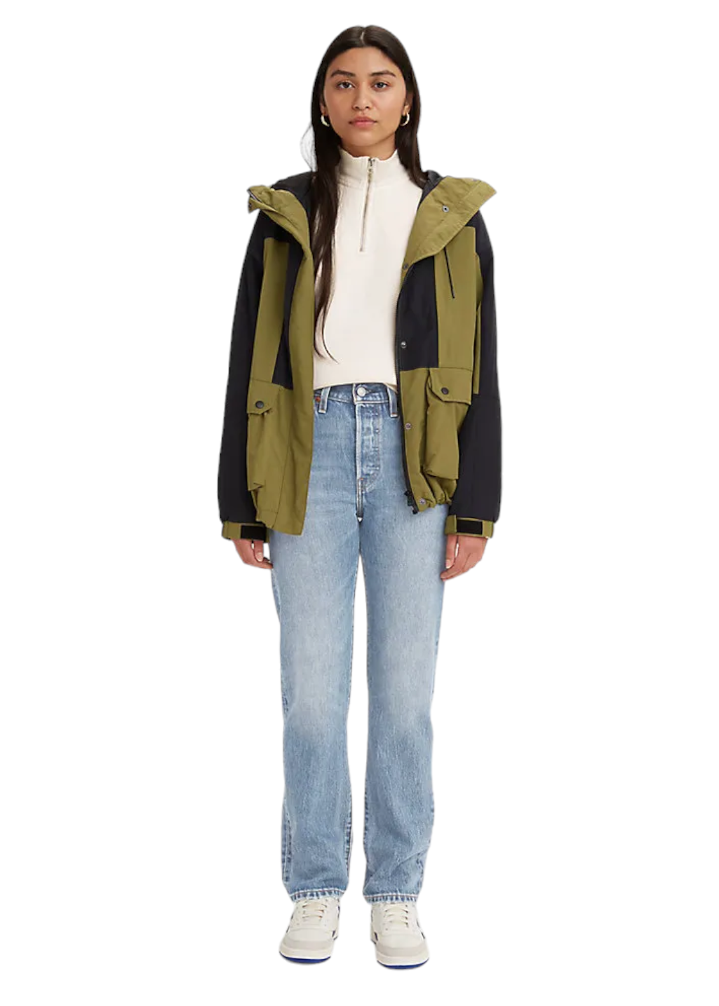 Green 501 jeans sales