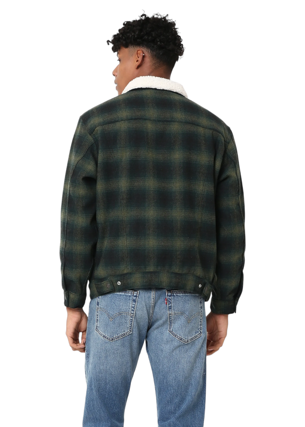 Levi's - Relaxed Fit Plaid - Scottie Plaid Scarab - Hardpressed Print Studio Inc.