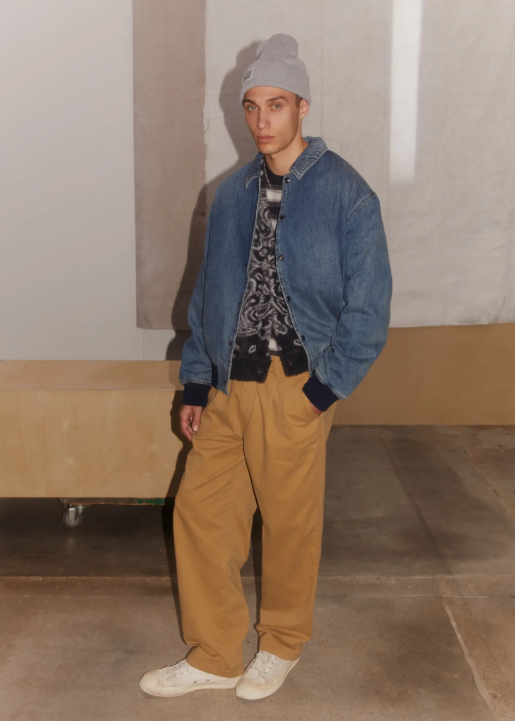 Levi's - Lama Cardigan - Clifford Bandana Pirate Black - Hardpressed Print Studio Inc.