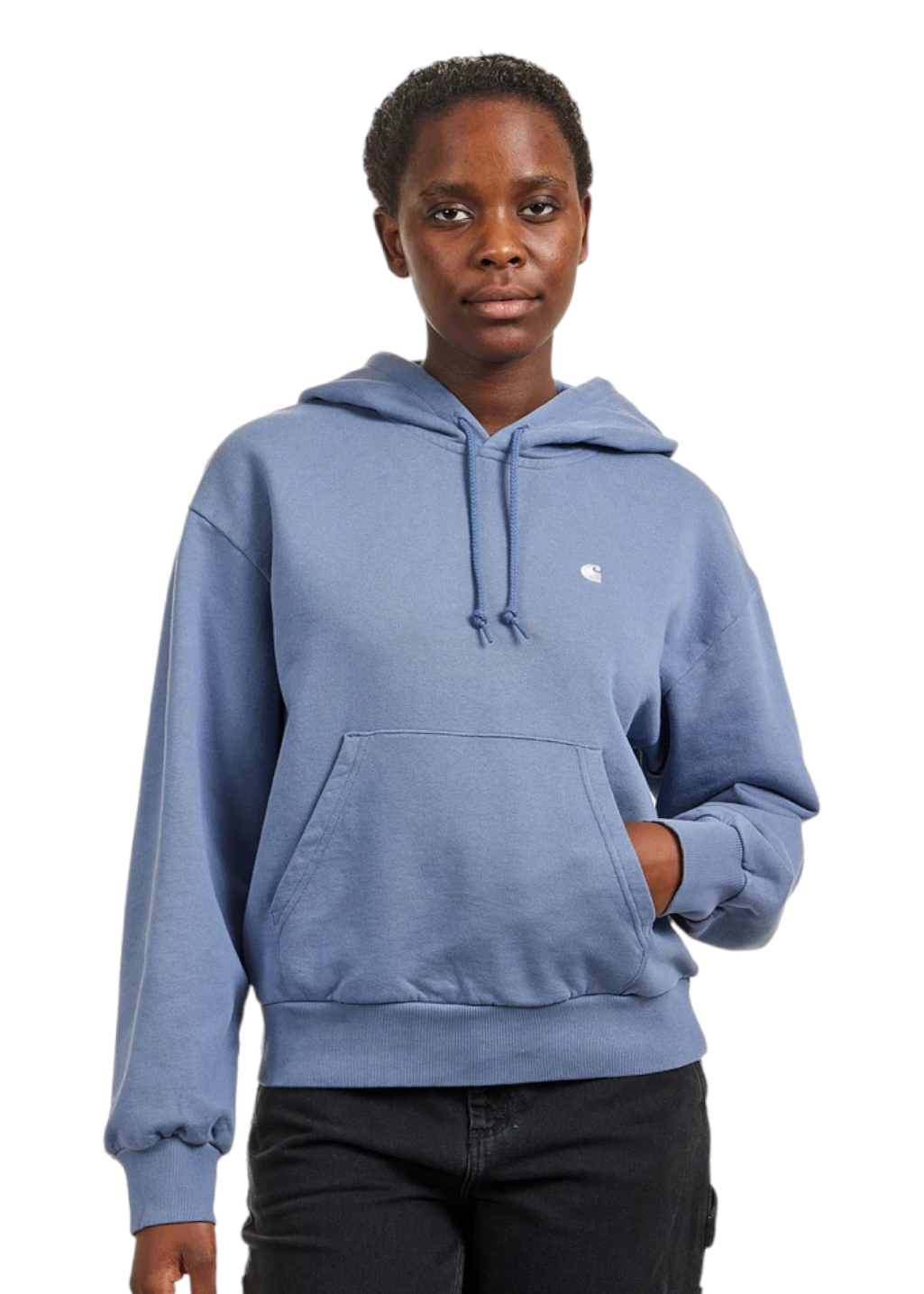 Carhartt WIP W Hooded Casey Sweatshirt Bay Blue Silver XS Women