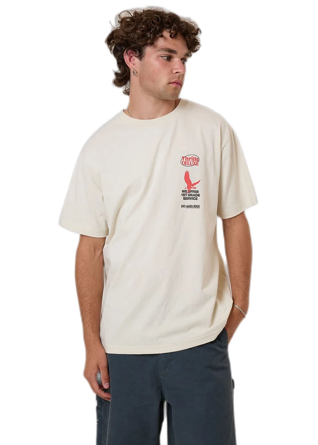 1st Grade Service Merch Fit Tee