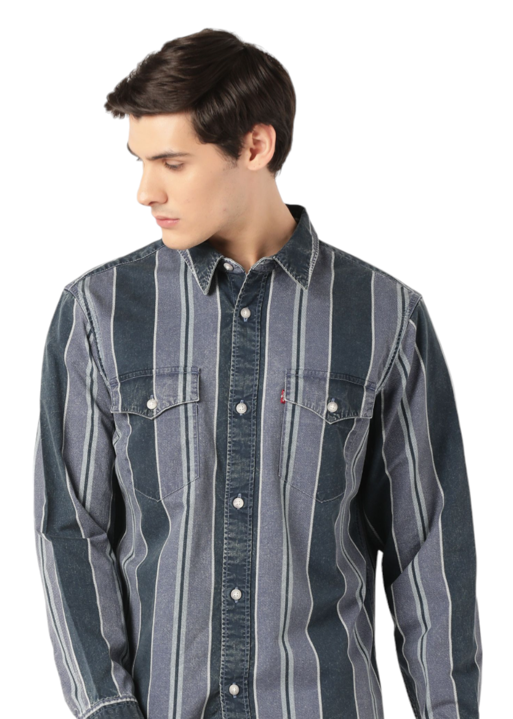 Levi's - Relaxed Fit Western - Carson Stripe - Hardpressed Print Studio Inc.