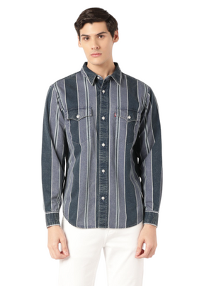 Levi's - Relaxed Fit Western - Carson Stripe - Hardpressed Print Studio Inc.