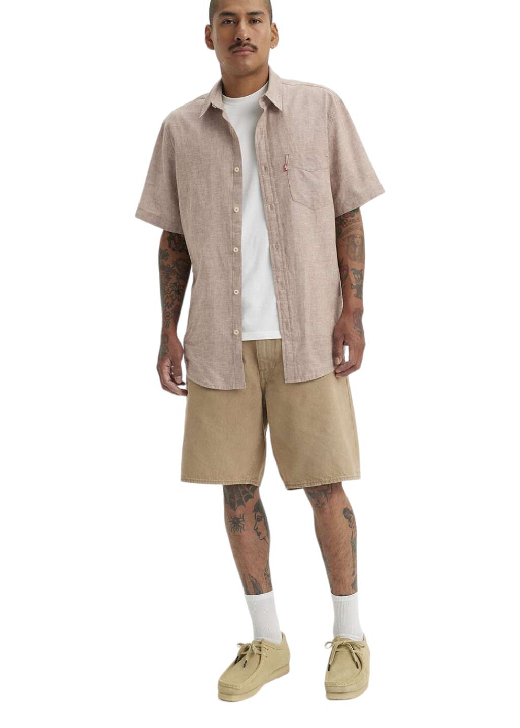 Levi's - Stay Loose Shorts - Brownstone OD Short - Hardpressed Print Studio Inc.