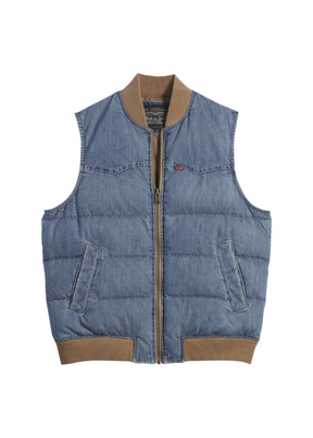 Levi's - Western Super Puff Vest - Slightly Sidetracked - Hardpressed Print Studio Inc.