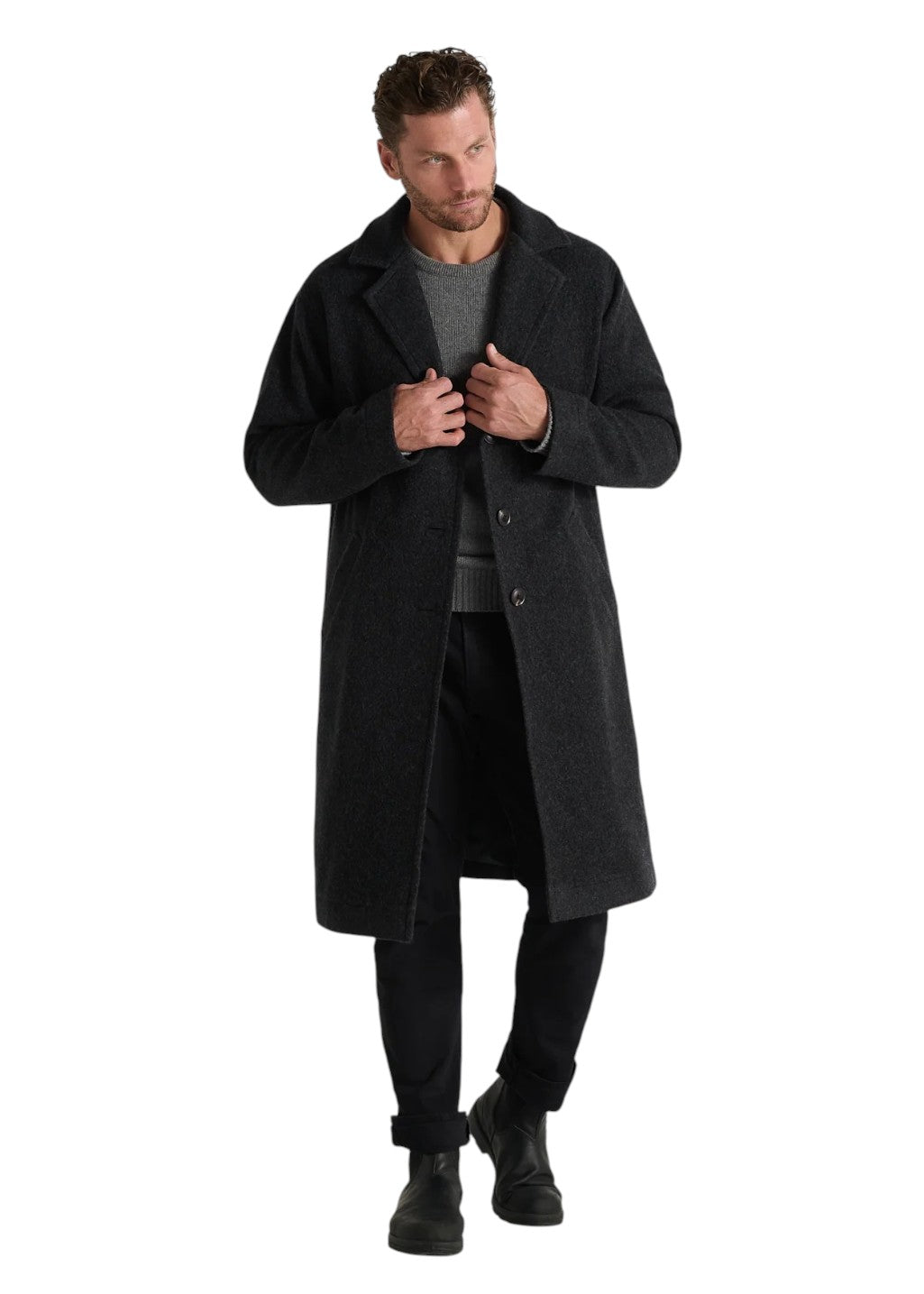 ANIÁN - The Britannia Coat - Storm | Hardpressed Print Studio Inc.